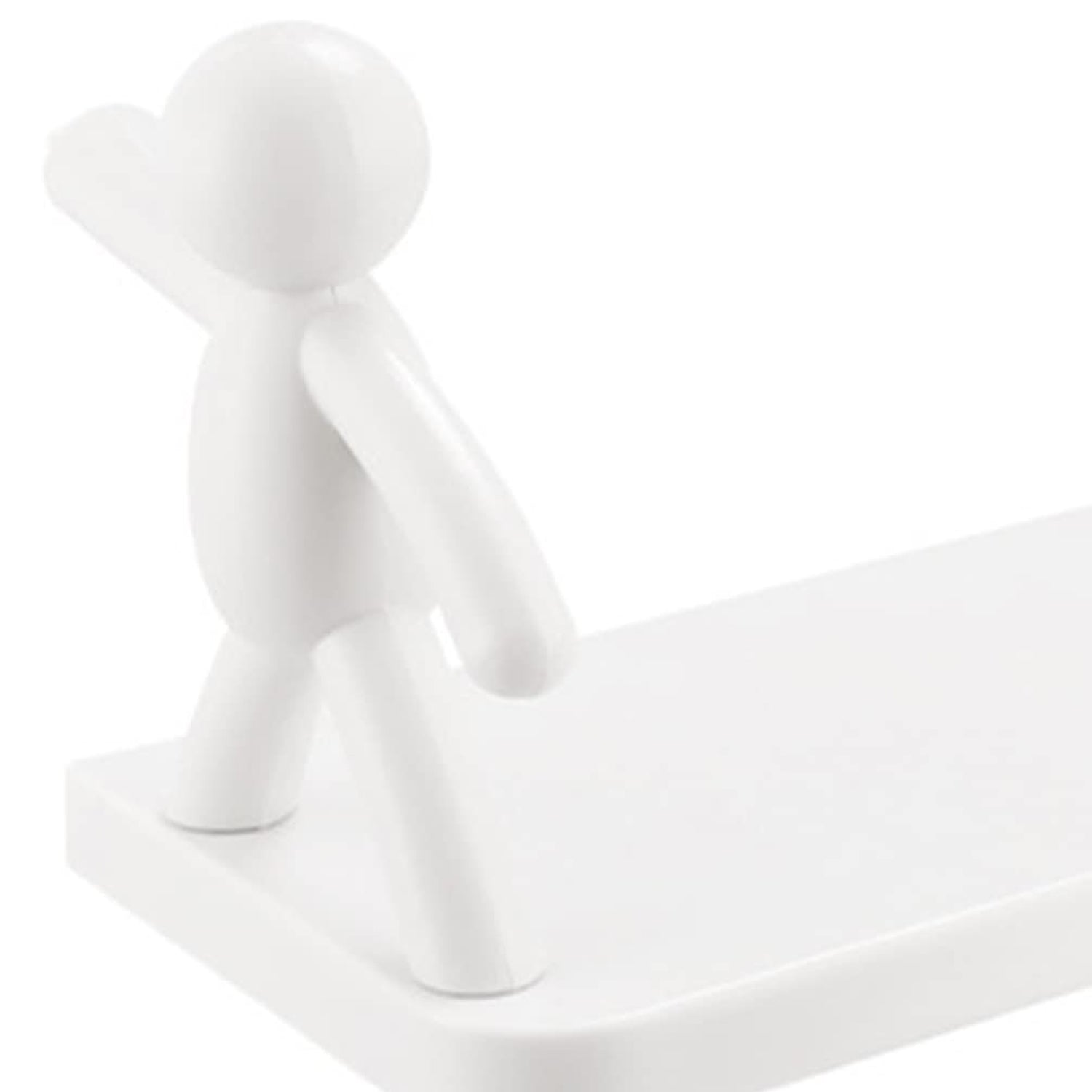 9271B Self Adhesive cute Floating Shelves Wall Shelf | Wall Mounted Organizer - Human Figurine | Brown Box DeoDap 9271B Self Adhesive cute Floating Shelves Wall Shelf | Wall Mounted Organizer - Human Figurine | Brown Box DeoDap